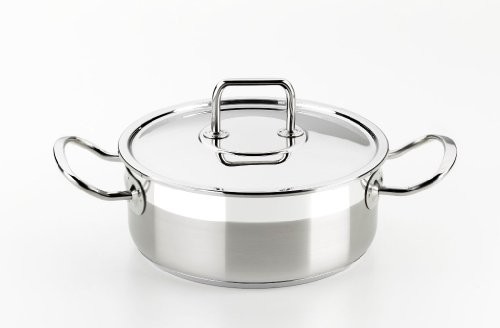 BRA Profesional rondel ze stali nierdzewnej 18/10, z pokrywką, 20 cm A340353