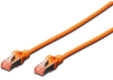 DIGITUS Digitus Professional DK-1644  005/OR przewód krosowy/kabel sieciowy, SFTP, PIMF, Cat6, LSOH, CU, AWG 27/7, długość 0,5 m, kolor pomarańczowy DK-1644-005/OR