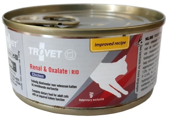 Trovet RID Renal & Oxalate dla kota kurczak puszka 100g