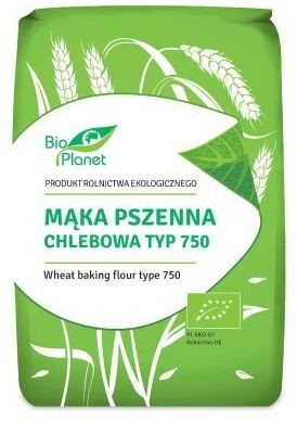 BIO Planet Mąka Pszenna Chlebowa Typ 750 1kg EKO