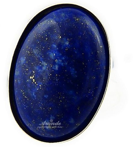 Arande LAPIS LAZULI OKAZAŁY PIERŚCIONEK SREBRO R10-21 4255061697