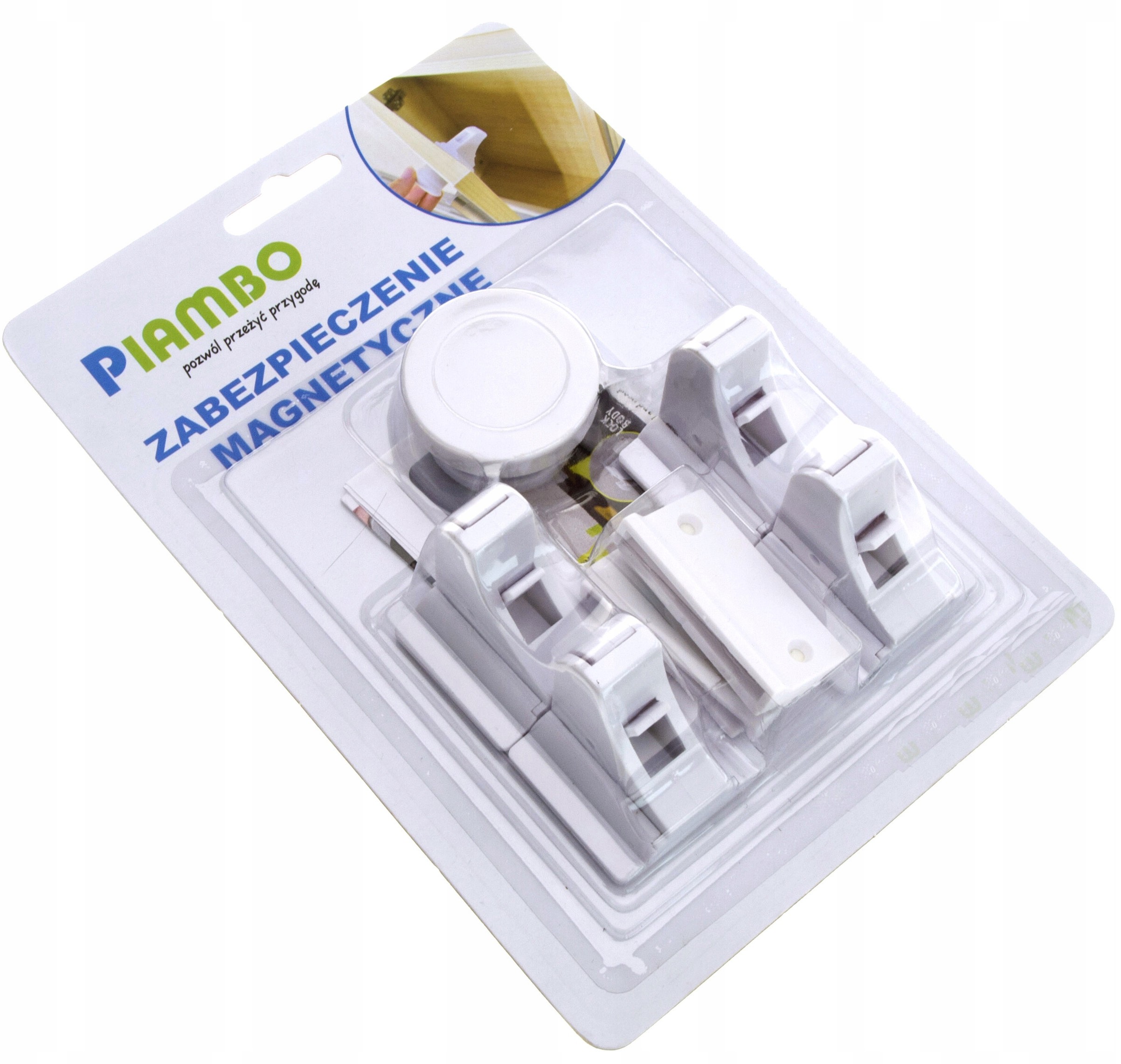 Zabezpieczenia Szafek Magnetyczna Blokada 4 Sztuki