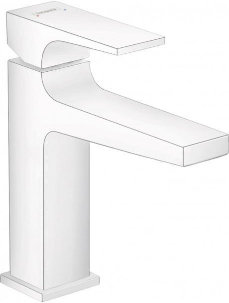 Hansgrohe Metropol Bateria umywalkowa biały mat 32507700