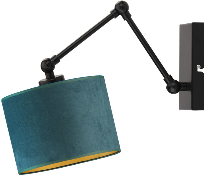 LYSNE Nowoczesny kinkiet ze złotym wnętrzem TULON VELVET 400005V/3