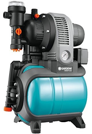Gardena GARDENA 175320 pompa, klasyczny wodociąg 3000/4 eco, z termicznym wyłącznikiem, zaworem zwrotnym; automatyczne uruchamianie / zatrzymywanie (moc 650 W, maksymalny przepływ 2800 l/h, maksymalna wysokoś G1753-20