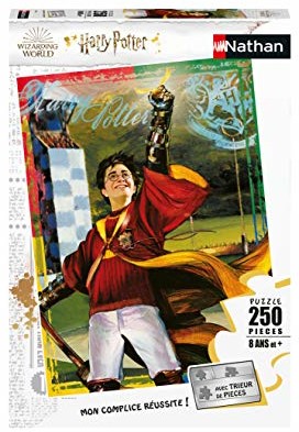 Nathan Puzzle dziecięce - Puzzle 250 p - Pasja Quidditch - Harry Potter - Od 8 lat - 86880