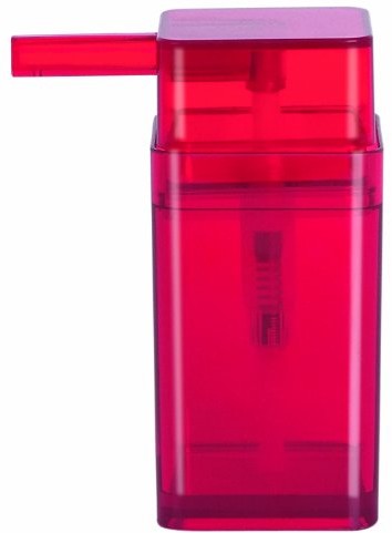 Spirella spirella 10.15293 CUBO Clear-czerwony dozownik mydła 10.15293