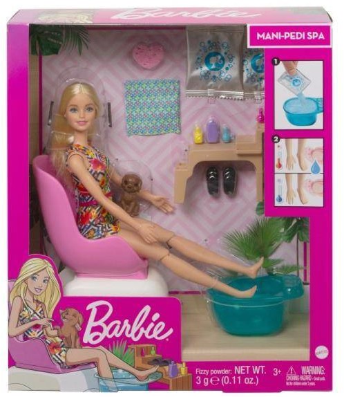 Mattel Barbie Zestaw Mani-Pedi SPA GHN07