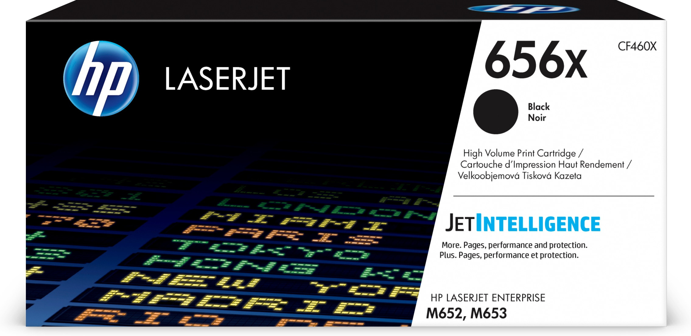 HP HP 656X oryginalny wkład LaserJet z czarnym tonerem o dużej CF460X