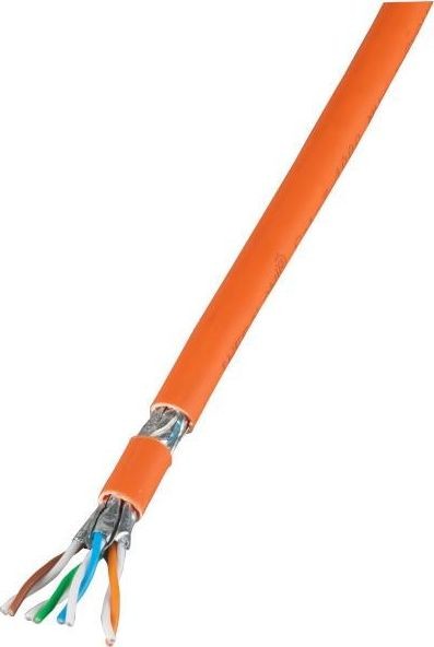 EFB EFB EFB Infralan Cat.7 kabel instalacyjny 100% miedź S/FTP 1000 MHz 100m pomarańcz 99980.100-CPR
