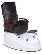 Beauty System Fotel do pedicure z masażem BR-2307 Brązowy