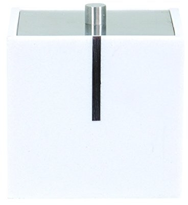 MSV 140362 wata puszka na Poly, żywica syntetyczna/ze stali nierdzewnej, 9,20 x 9,20 x 8,5 cm 1000/140362