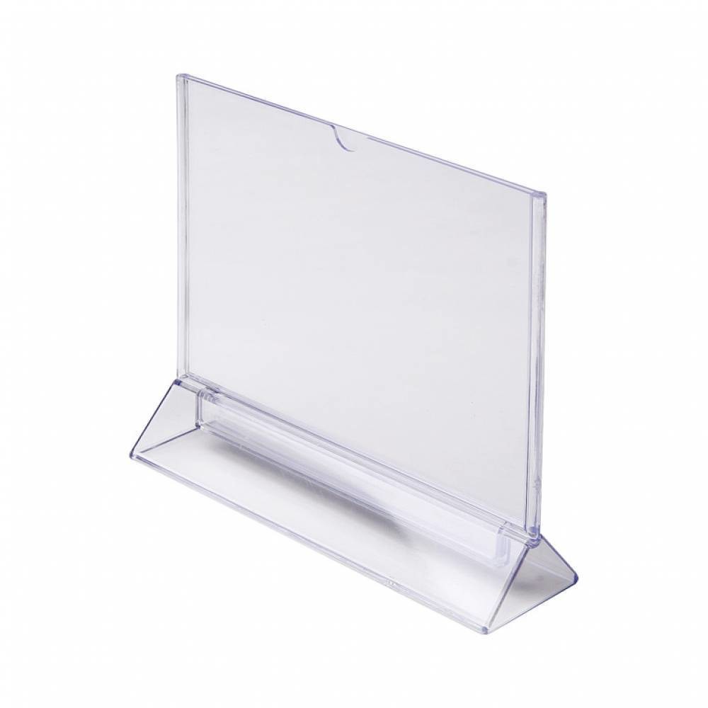 Stojak informacyjny typu T A5 poziomo plexi odlewany TA5L