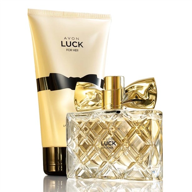 AVON Zestaw Luck Perfum 50 ml+BALSAM 150 Dla Niej