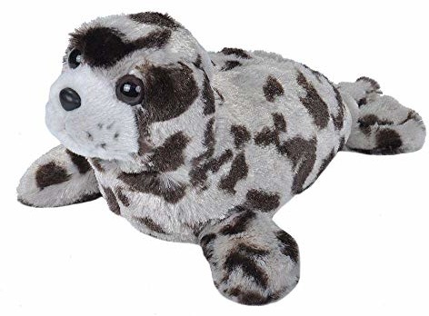 Wild Republic Harbor Seal pluszowe pluszowe pluszowe zabawki do przytulania, prezenty dla dzieci 20 cm 22451