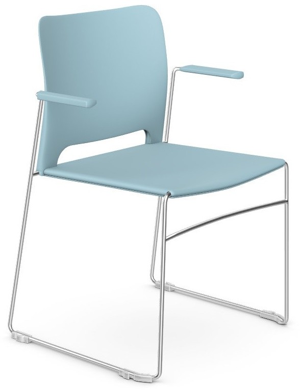 Intarseating Krzesło plastikowe ONDA z podłokietnikami KB-ONDA-PL-120-01