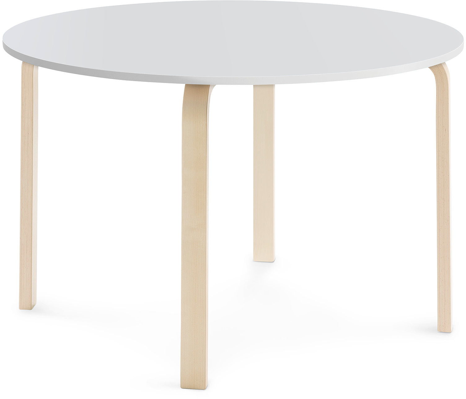 AJ Produkty Stół ELTON,  1200x710 mm, biały laminat, brzoza