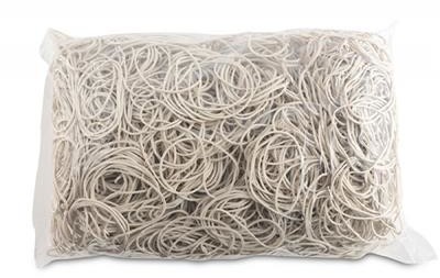 OFFICE PRODUCTS Gumki recepturki OFFICE PRODUCTS, średnica 50mm, 1,5x1,5mm, 60% kauczuku, 1000g, zgrzewka, białe 18105019-14