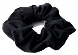 Anwen Anwen Scrunchie bawełniana gumka do włosów czarna