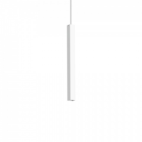 Ideal Lux Lampa wisząca Ultrathin SP1 Small Square 194189 nowoczesna oprawa w kolorze białym 194189