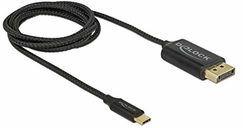 Delock Kabel USB Type-C Wtyczka > DP Wtyczka DP-Alt Mode 4K 60 Hz 1 m