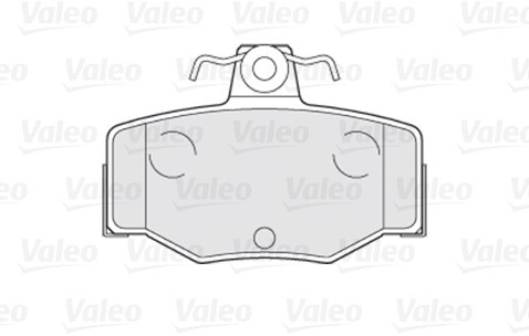 VALEO Zestaw klocków hamulcowych, hamulce tarczowe 301057