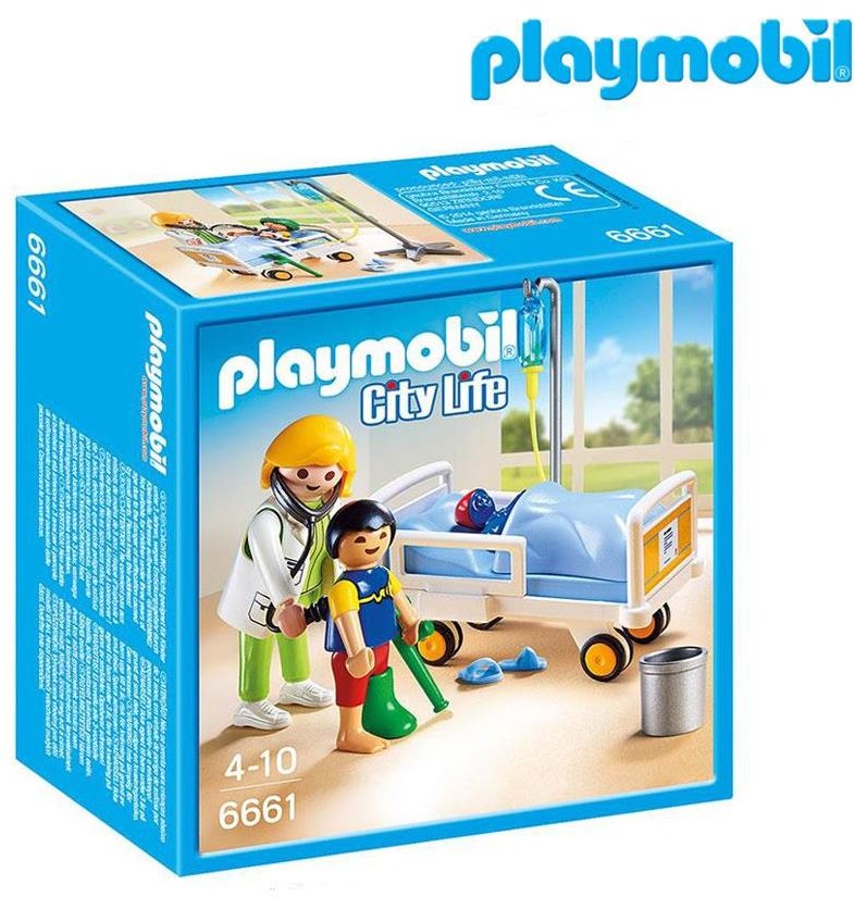 Playmobil 6661 Lekarka przy łóżku chorego dziecka