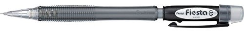 Pentel Fiesta druku ołówki 0,5 MM Kopalnia 12 sztuk czarna trzon AX105-AO