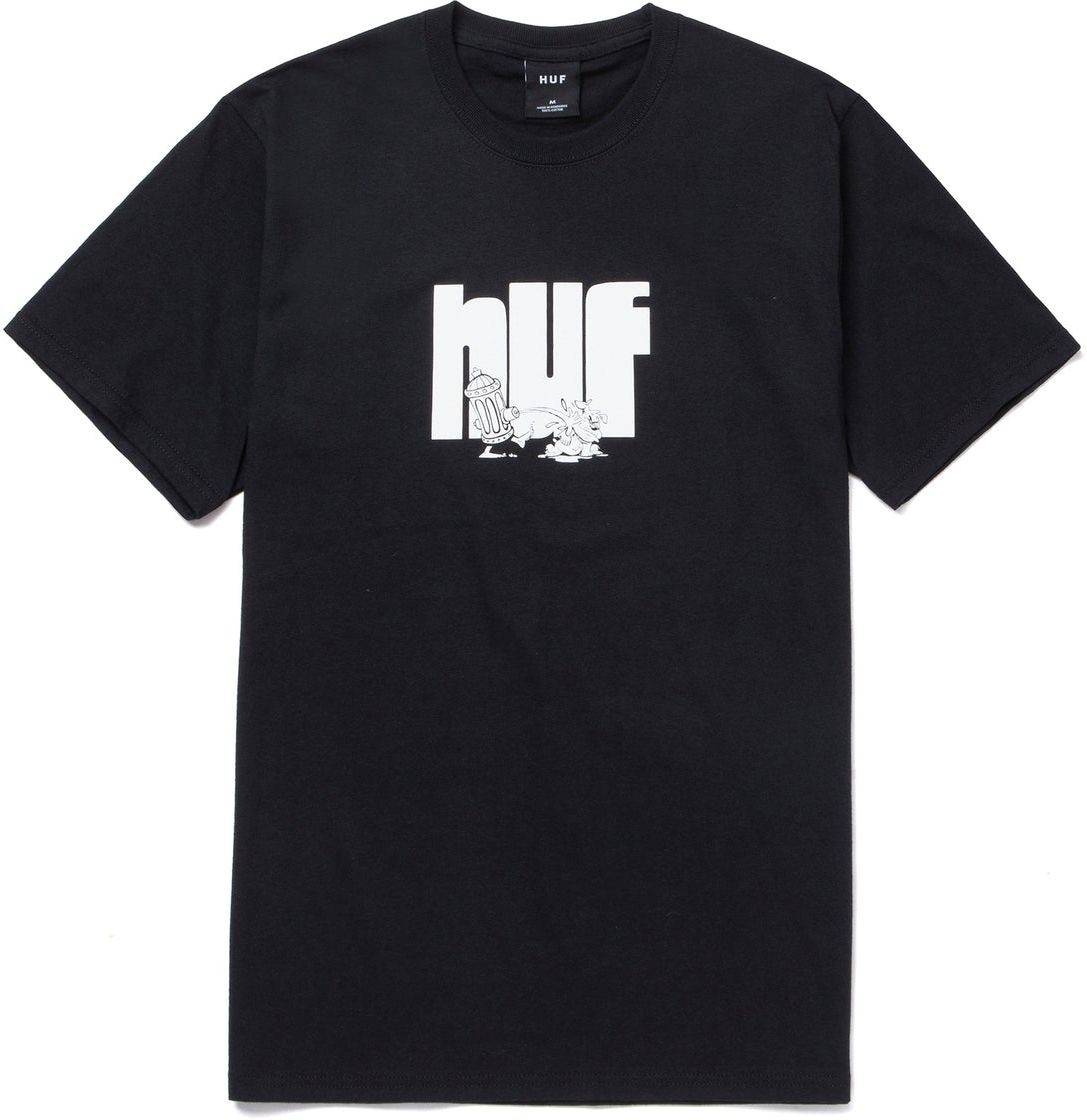 HUF t-shirt HUF HYDRATE TEE Black