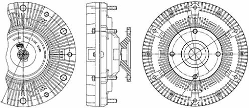 Mahle MAHLE CFC 201 000P sprzęgło wentylatora BEHR PREMIUM LINE CFC 201 000P