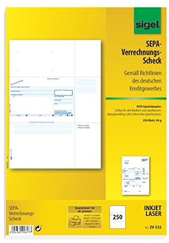 Sigel SIGEL ZV532 teczka do rozliczeń SEPA A4, 250 kartek ZV532