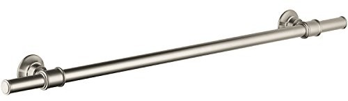 Hansgrohe 42060820 uchwyt na ręcznik kąpielowy Montreux 600 MM, Brushed Nickel (042060820)