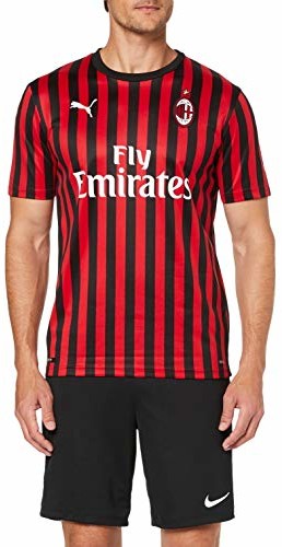 PUMA Puma męska koszulka AC Milan 1899 Home Shirt Repl. koszulka sportowa TOP2 Player, czerwony, m