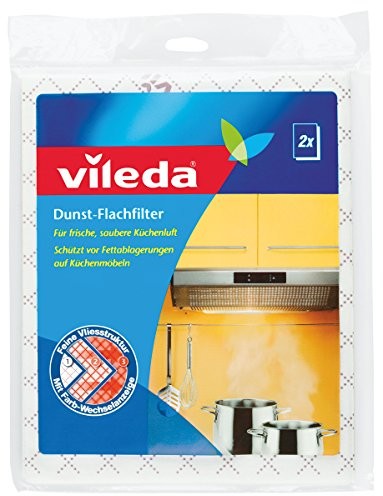 Vileda Dunst-Flachfilter Format do świeżego, czystego powietrza kuchni uniwersalny 2ER Pack 1446