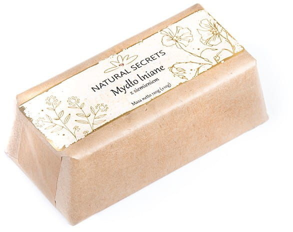 Natural secrets Natural Secrets Mydło Lniane z Siemieniem 120g E550-16434