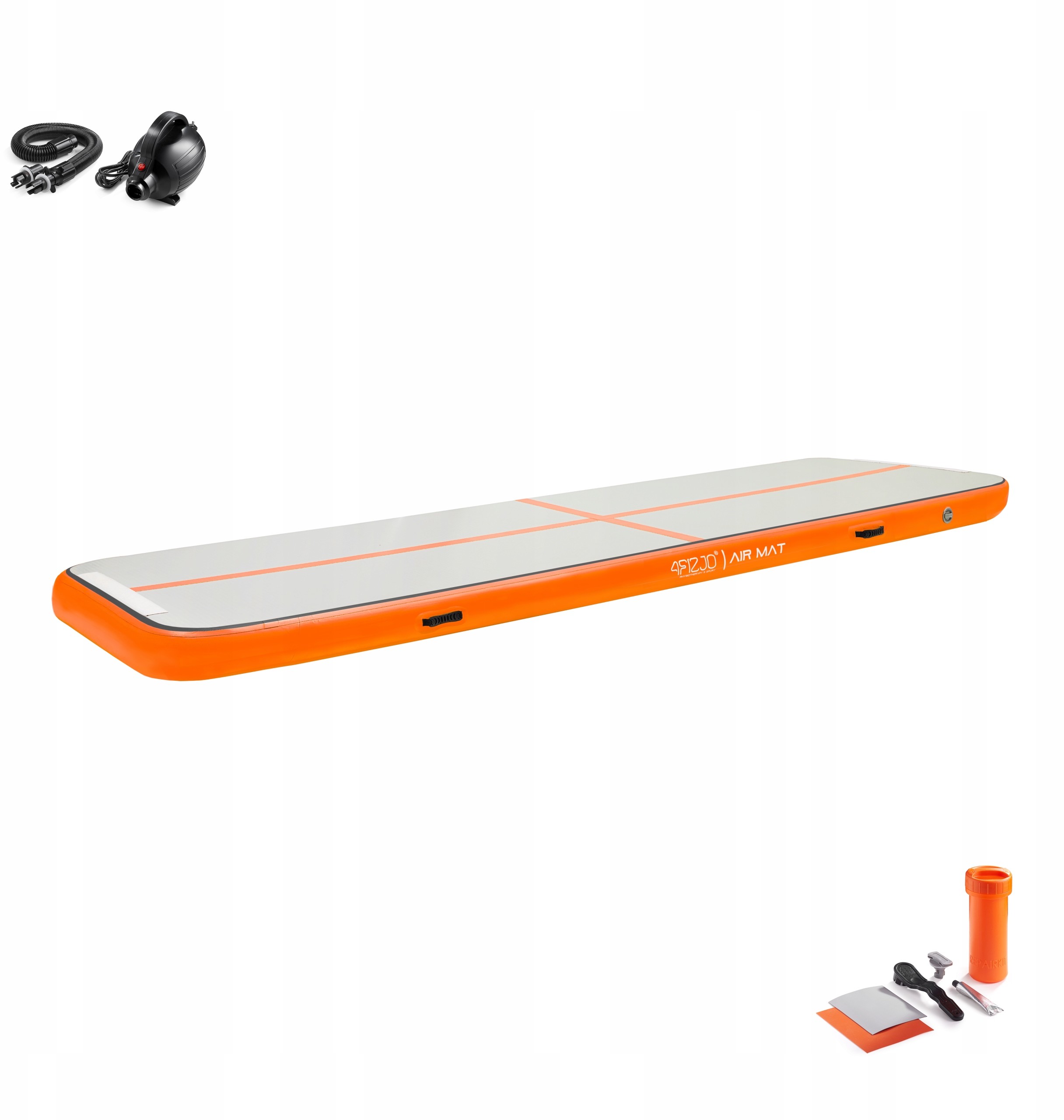 5m x 1m air track gimnastyczna dmuchana mata + pom