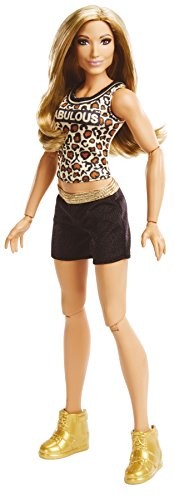 Mattel WWE FTD84 WWE Girls Superstar Carmella 30 cm, lalka dla dziewcząt, lalki od 6 lat FTD84