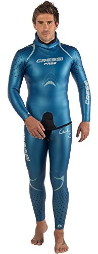 Cressi kombinezon Free Man Two-pieces Wetsuit 3.5 MM neoprenu męski, niebieski, L/4 LF451004