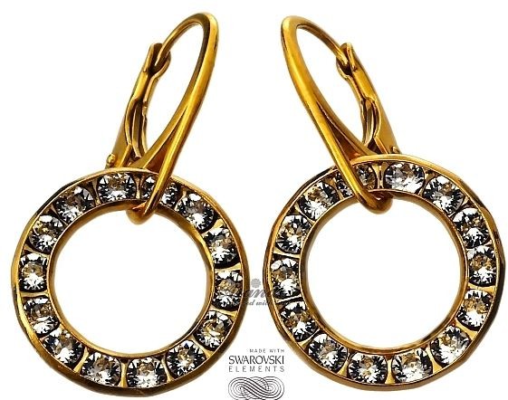 Swarovski Arande SENSATION Kolczyki Gwiazd ZŁOTE SREBRO 4245489493