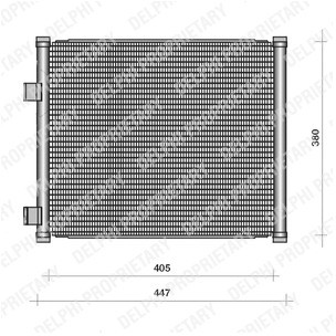 DELPHI Skraplacz, klimatyzacja TSP0225111