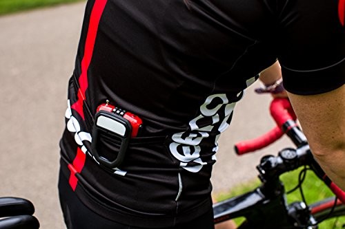 Hiplok FX Flex zamek liczb do roweru Cable Lock kompaktowy łatwe mocowanie Clip Przenośny spodni, HL-Loc-0051, czerwony, jeden rozmiar FX1RD_Red