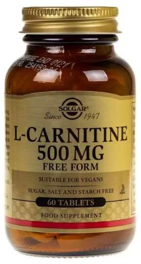 Solgar L-Karnityna 500 mg - 60 tabletek SOL571