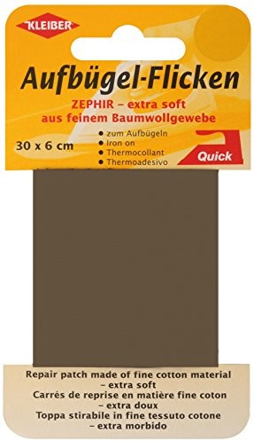 Kleiber 30 x 6 cm bardzo miękka, delikatna, bawełniana wollaus powrotu do zdrowia tasiemka do naprasowania 310-04