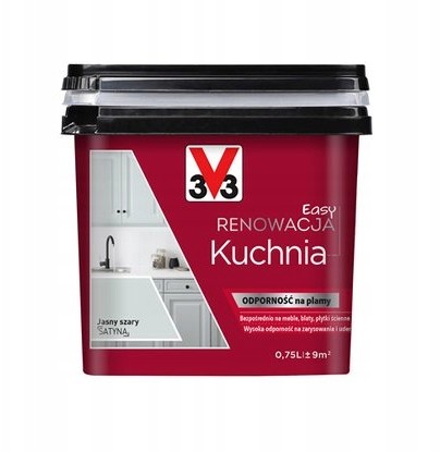 V33 easy Renowacja Kuchnia 750ml Jasny Szary