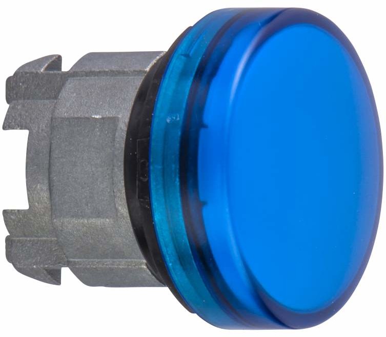 Schneider Lampka-sygnalizacyjna-niebieska-żarówka-BA-9s-metalowa-typowa ZB4BV06