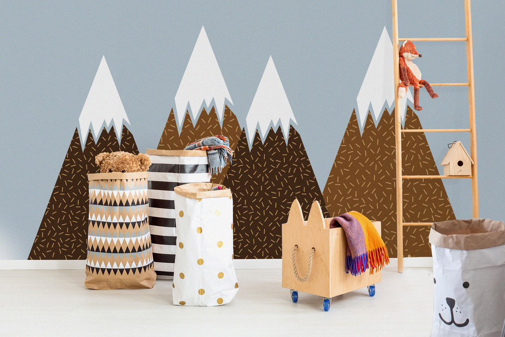 Coloray.pl Naklejki na ścianę Błotniste Góry BubbleFree