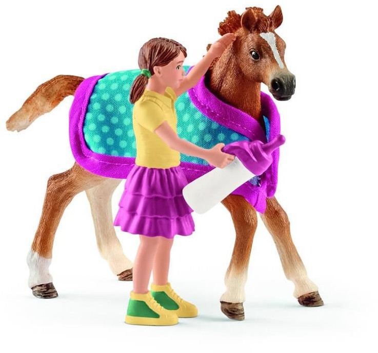 Schleich Źebię z kocem