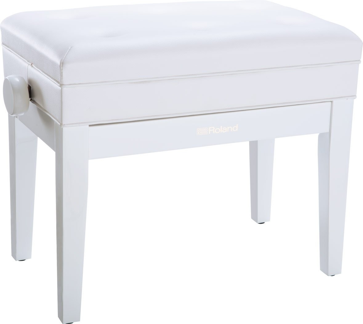 Roland RPB-400PW ława do pianina biały połysk regulowana ze schowkiem