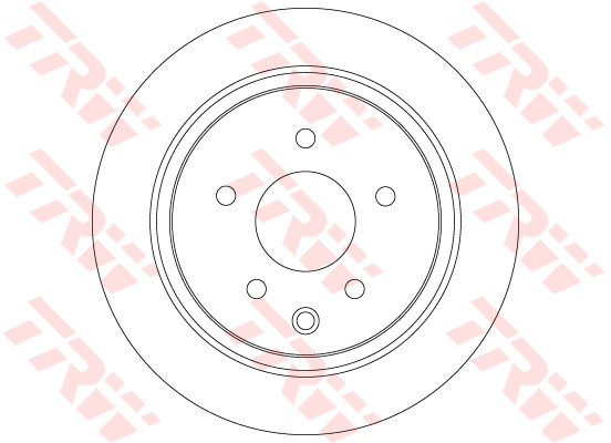 TRW Tarcza hamulcowa DF7369
