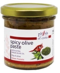 Physis of Kritsa Tapenada z zielonych oliwek na ostro 135g 5331